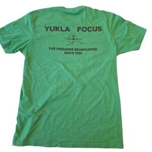 AWACS E# 962 AACS Bear Hunter Yukla Focus Alaska Military Graphic T-Shirt Green